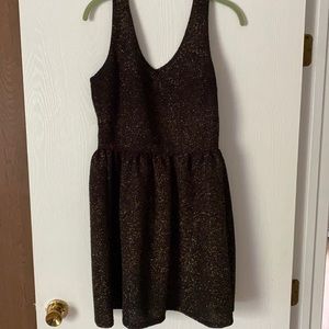 Women’s Black glitter party dress- size medium